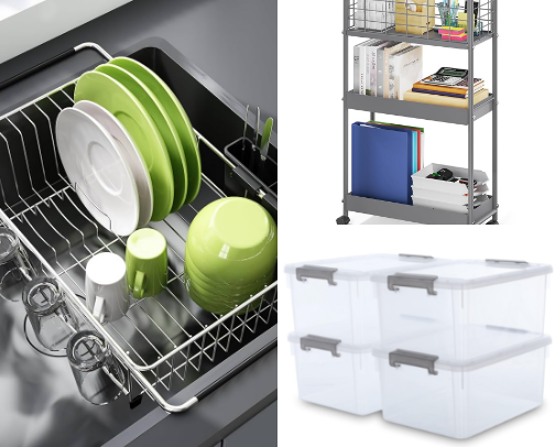 10 Vertical Storage Must-Haves for Tiny Kitchens cover photo collage