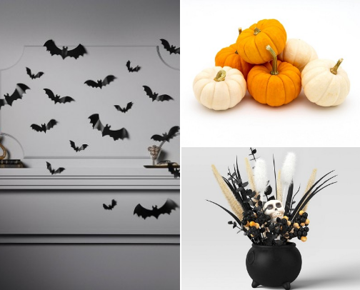 “Let’s get Spooky” Decor ⚰️🧡🖤👻 cover photo collage