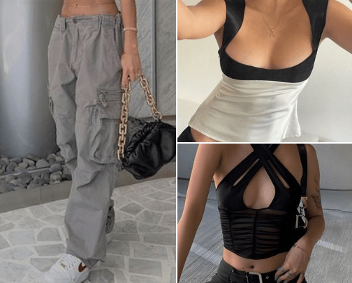 Trendy clothing item inspo!! cover photo collage