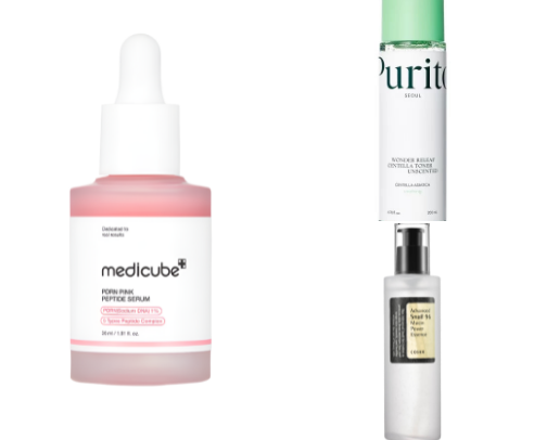 Korean skincare for dry skin cover photo collage