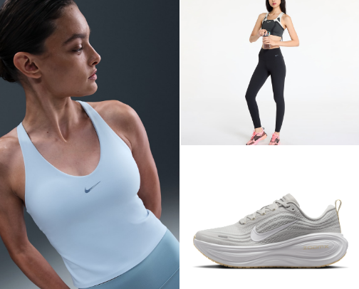 Athletic look for Her cover photo collage