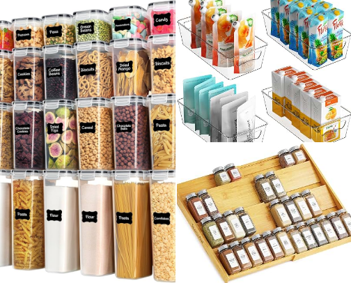 Pantry & Fridge Reset: My Favorite Kitchen Finds cover photo collage