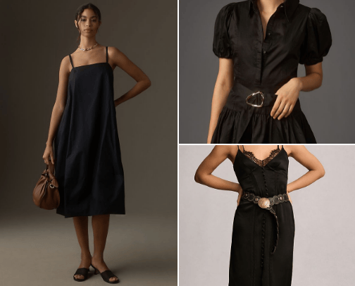 Pretty in Black cover photo collage
