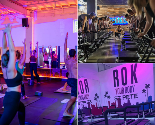 yoga & pilates spots cover photo collage