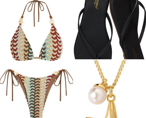 Summer must haves 👙🌞🏝️ cover photo collage