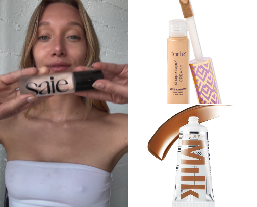 makeup bag must haves 🐆💄💋 cover photo collage