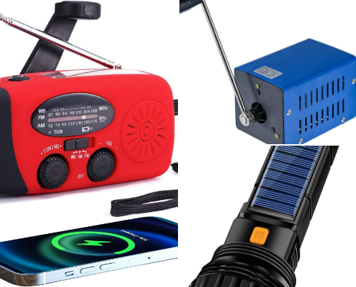 My Recommendation survival items during a blackout cover photo collage