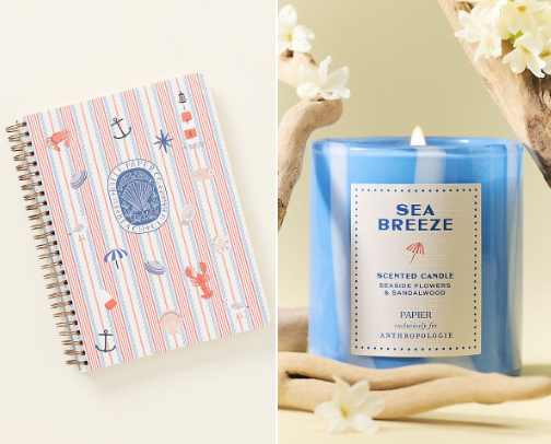 Coastal & Ocean Inspired Stationery and Decor cover photo collage
