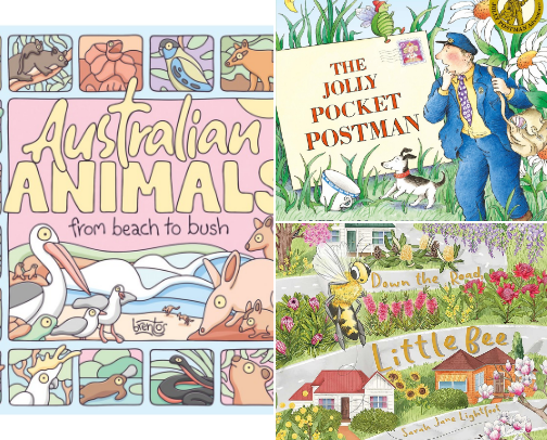 Preschooler books (3-5 years) cover photo collage