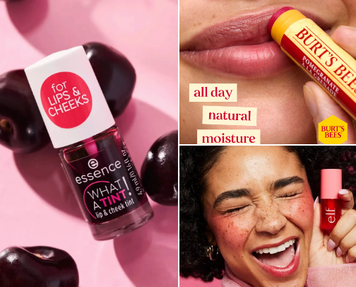 My Favorite Lip Tints That Stay On All Day cover photo collage