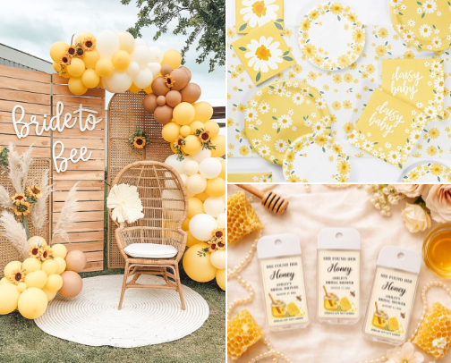 She Found Her Honey: Bridal Shower🍯💍 cover photo collage