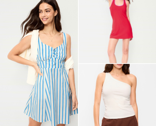 Summer clothing staples cover photo collage