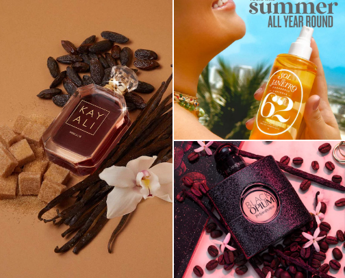 My favourite summer perfumes cover photo collage