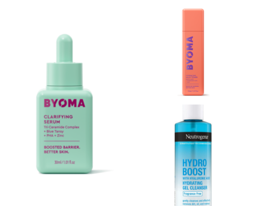 Skin Care products for dry skin that have me glowing ✨ cover photo collage