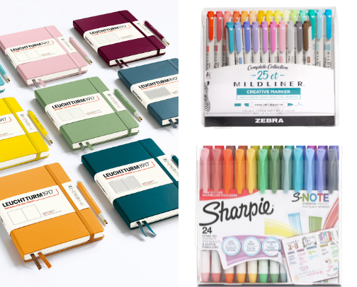 f1 bullet journaling recommendations cover photo collage