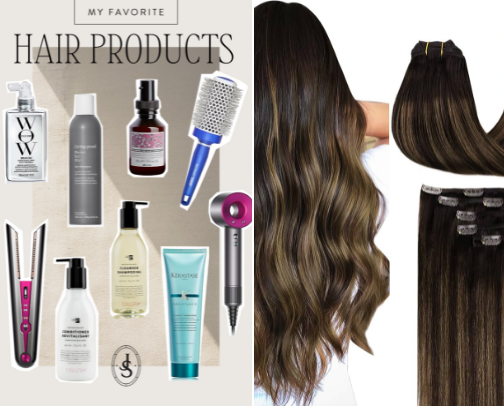 Healthy Hair Starts Here" cover photo collage