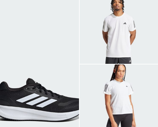 Adidas Running Essentials cover photo collage