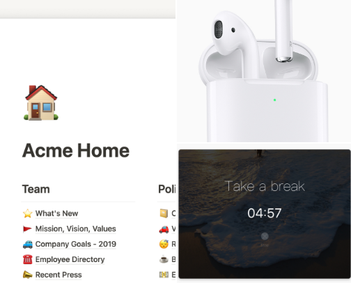 essentials for staying focused and productive! 🌱 cover photo collage