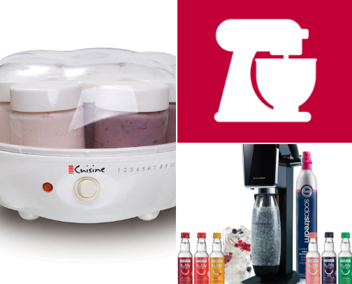 Kitchen gadgets cover photo collage