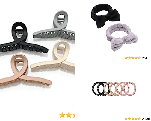 best amazon hair accessories!! cover photo collage