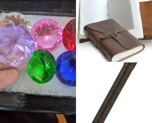 Earth & Ink: Mineral-Inspired Stationery & Writing Rituals cover photo collage