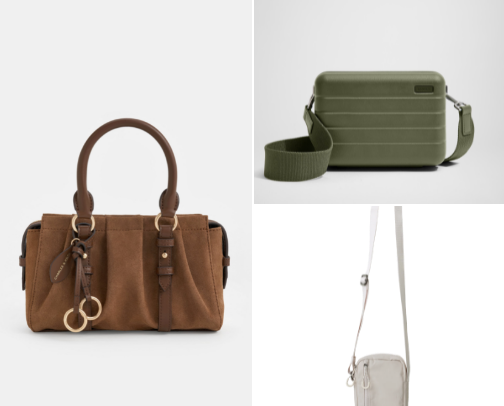 Plaid, Leopard & Leather Luxe: 21 Chic, Hands-Free Bags of the Season cover photo collage