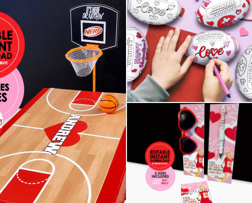 Classroom Valentine Exchange Ideas 💌 cover photo collage