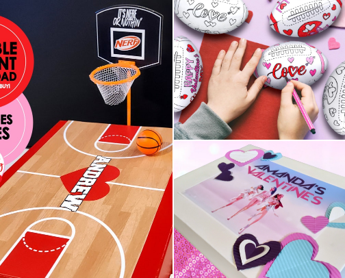 Classroom Valentine Exchange Ideas 💌 cover photo collage