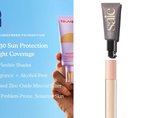Clean Girl Makeup for Tan Skin Tones cover photo collage