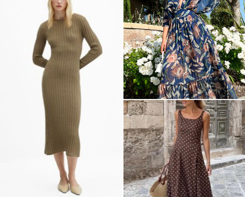 Top Trending Fall Dresses for Women cover photo collage