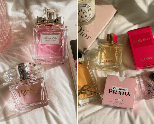 🌸 Soft Girl / Clean Girl Perfumes cover photo collage