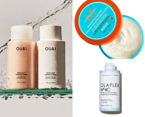 Hair care essentials- long thick hair & all hair types cover photo collage