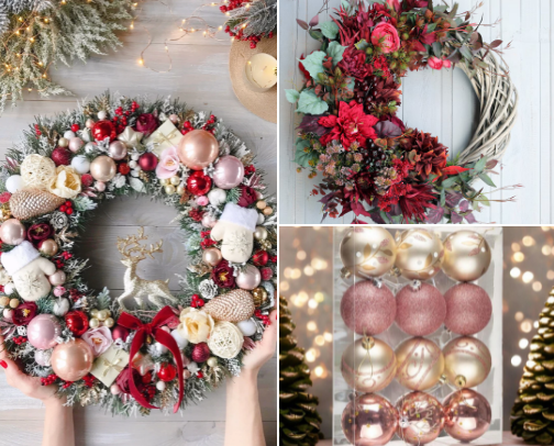 Front door decoration inspiration💐 cover photo collage