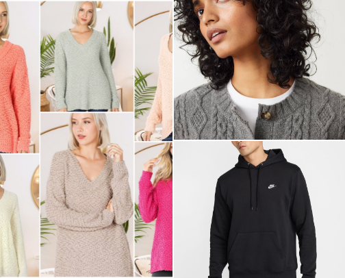 Cozy Knit Tops & Sweaters for Everyday Styling cover photo collage