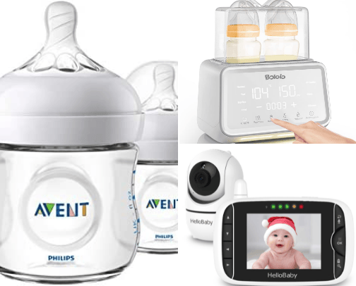 first mom recommendations 🍼👶🏼 cover photo collage