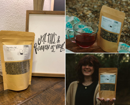 My loose leaf tea collection cover photo collage