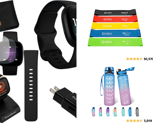 Fitness cover photo collage