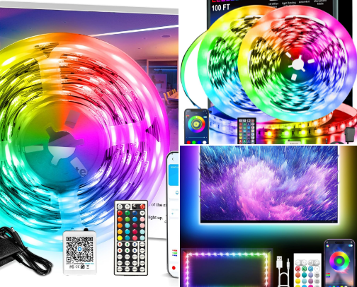 Best LED Strip Lights on Amazon: RGB Light Strips for Bedroom and TV cover photo collage