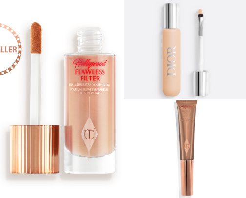 Makeup go-to's cover photo collage