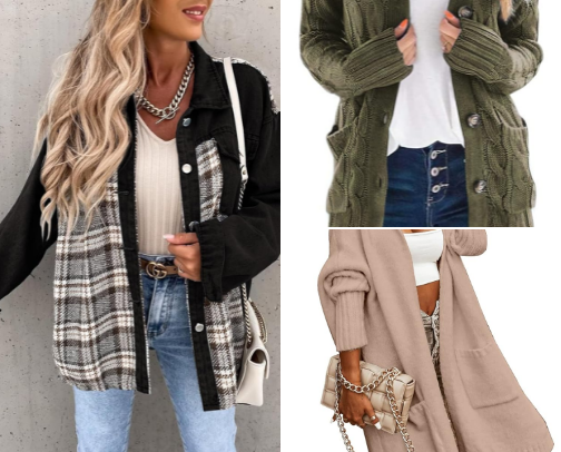 Women’s Amazon Fall Fashions on a Budget cover photo collage