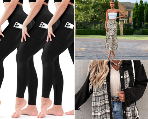 Women’s Amazon Fall Fashions on a Budget cover photo collage