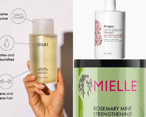 Hair Products for Fine Hair That Doesn't Weigh Your Hair Down cover photo collage