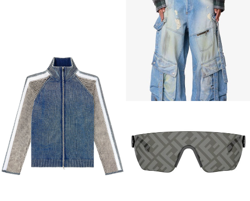 Diesel K-Heronimo raglan-sleeve Cardigan Edit cover photo collage