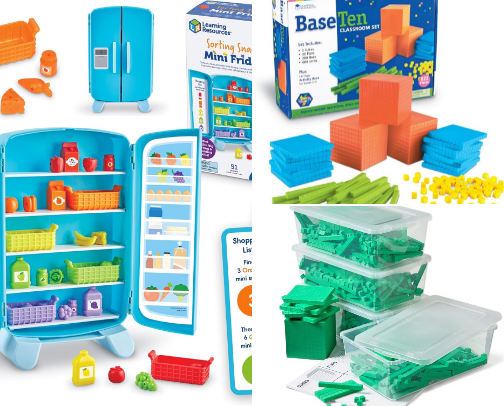 my favorite classroom math tools cover photo collage