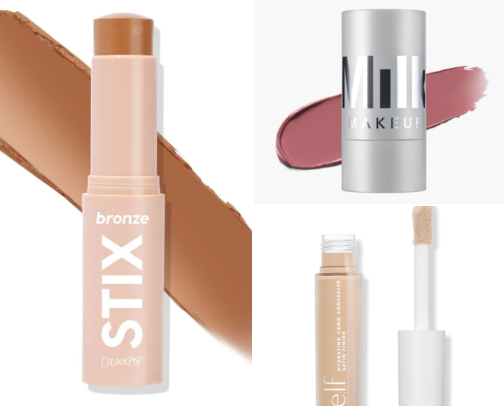 Work makeup essentials cover photo collage