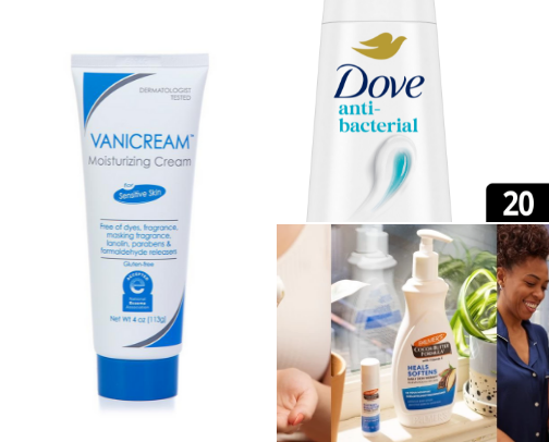 Perfumes, Oils, and Skincare cover photo collage