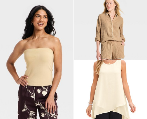 Target Neutral Closet Finds cover photo collage