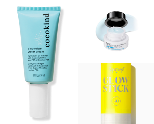 My no fuss, no fluff skincare recommendations cover photo collage