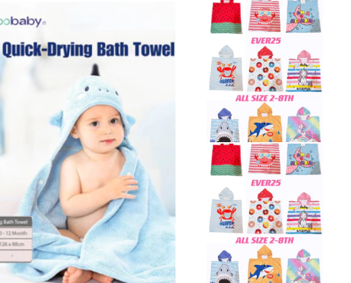 Soft and Comfortable Baby Towel cover photo collage