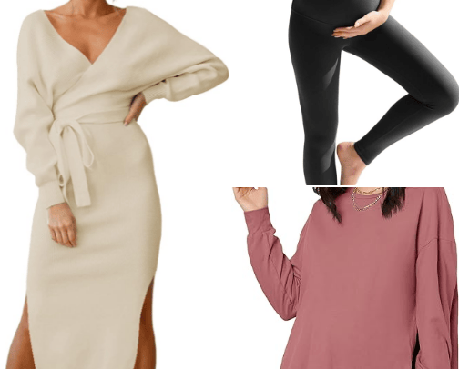 Fall Maternity Fashion cover photo collage